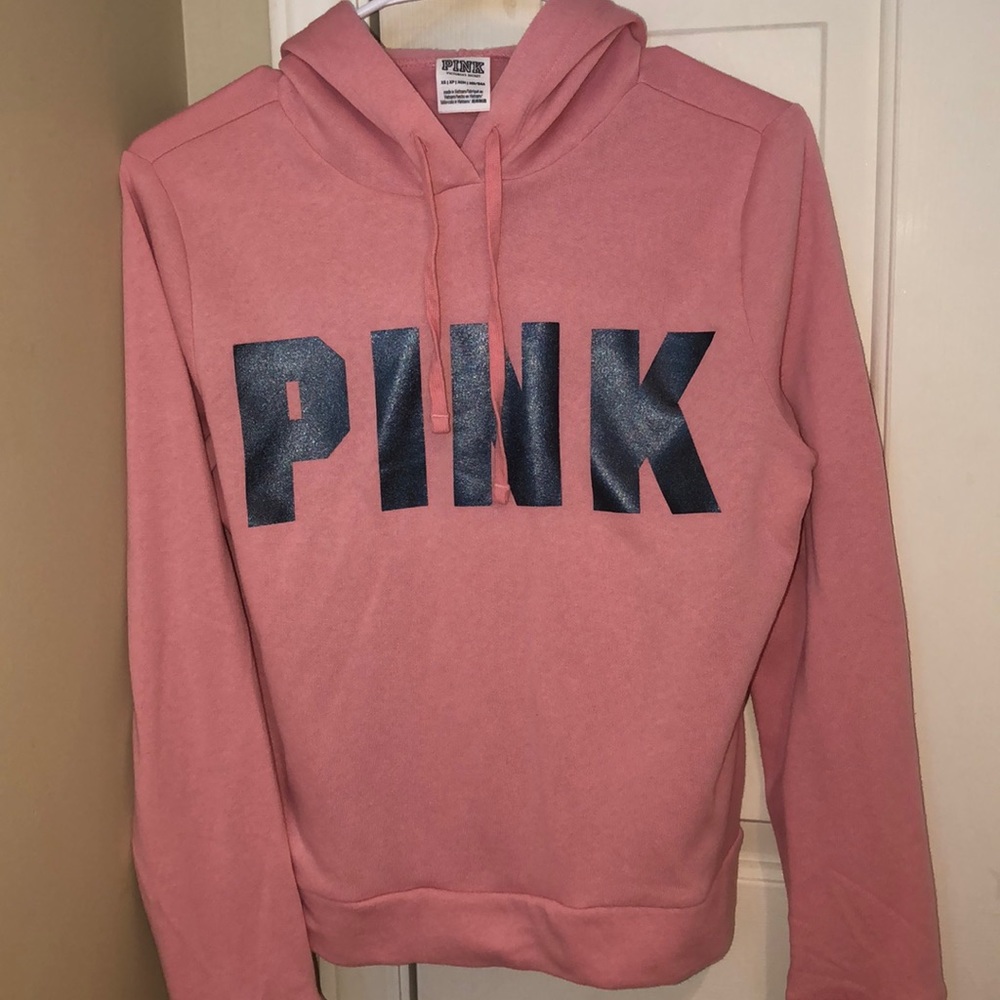 NWOT Pink Cropped Hoodie